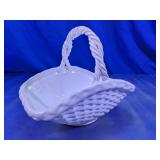 (1) Glass Basket Decorative Dish