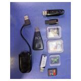 Assorted USB Drives & SD Memory Cards Lot