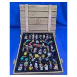 Thomas Pacconi 2003 Glass Ornaments in Wood Crate