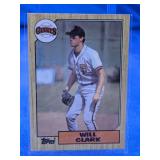 ROOKIE CARD 1987 TOPPS WILL CLARK