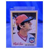 1978 TOPPS HOF CARL YASTRZEMSKI CARD
