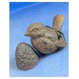 (2) Cast Iron Bird Gate Weights