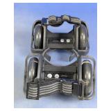 Adjustable Clip-On Heel Skates with Straps