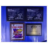 (4) Framed Car Show Plaques & Poster Mix