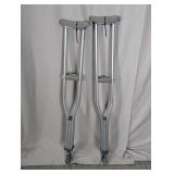 Guardian Adjustable Aluminum Crutches Pair