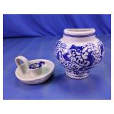 Ceramic Wall Vase & Candle Holder