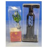 Bottle Stopper & Metal Corkscrew