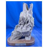 Howling Wolf 'Primal Song' Resin Sculpture