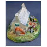 Staffordshire Porcelain Cottage Figurine