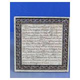 The Beatitudes Religious Plaque w/ Scroll Border