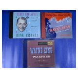 (3)Vintage Bing Crosby & Wayne King Record Album