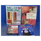Serger Sewing Book & DVD Instructional Lot