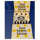 Rosanna Zou Bisou Bisou Porcelain Trinket Tray