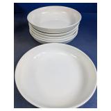 (6) YHY White Porcelain Pasta Bowls