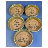 Decorative Jar Lid Coasters