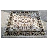 (1) Decorative Floral Area Rug