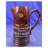 Seagramï¿½s Benchmark Premium Bourbon Glass Pitcher