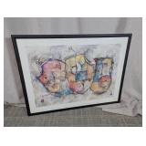 Framed Abstract Art Print