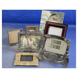 (7)Assorted Tabletop Picture Frames Variety Lot