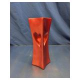 Burton + Burton Red Ceramic Vase