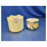 Ceramic Floral Planter Pots