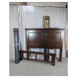 Wood Bed Frame Set