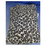 Leopard Print Fleece Blanket