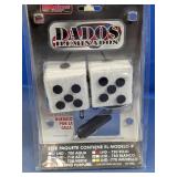 (1) Lite Glow Lighted Fuzzy Dice