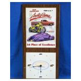 (1) Autorama Wall Clock Plaque