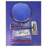 Wall Mounted Adjustable Mirror with Hardware