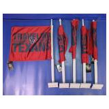 Houston Texans Car Window Clip Flags Set