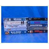 Assorted Movies and Music VHS Tapes