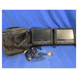 Insignia 9" Dual Screen Portable DVD Player Set