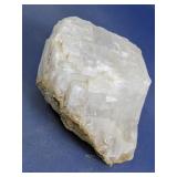 Raw White Mineral Crystal Specimen