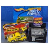 (3) Box of Hot Wheels & Majorette Die-Cast Cars
