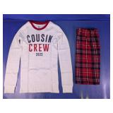 Sz XXL Cousin Crew 2023 2-Pc Pajama Set