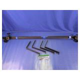 Industrial Pipe Shelf Bracket and Rod Kit