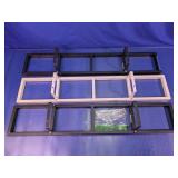 Metal Wall Shelf Bracket Frame Set