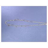 (1) Loft Gold Tone Charm Necklace