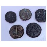 (5) Ancient Style Jerusalem Coins