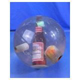 Clear Novelty Bowling Ball Budweiser Design