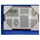 (1) Rare Woods Rosewood Collage Frame