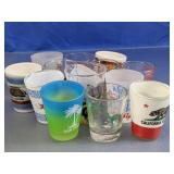 Assorted Souvenir Shot Glasses Lot