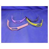 (4)Silicone Replacement Fitness Tracker Bands Lot
