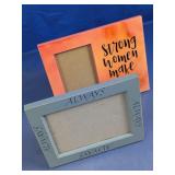 (2) Decorative Photo Frames