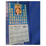 1984 Presidents USA Wall Calendar Poster