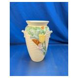 Ceramic Floral Vase with Handles