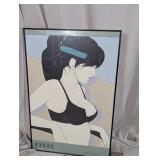 Framed Patrick Nagel Portfolio 2 Art Poster