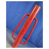 Heavy Duty Red Manual Post Driver
