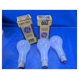 GE Light Bulbs with Sleeves